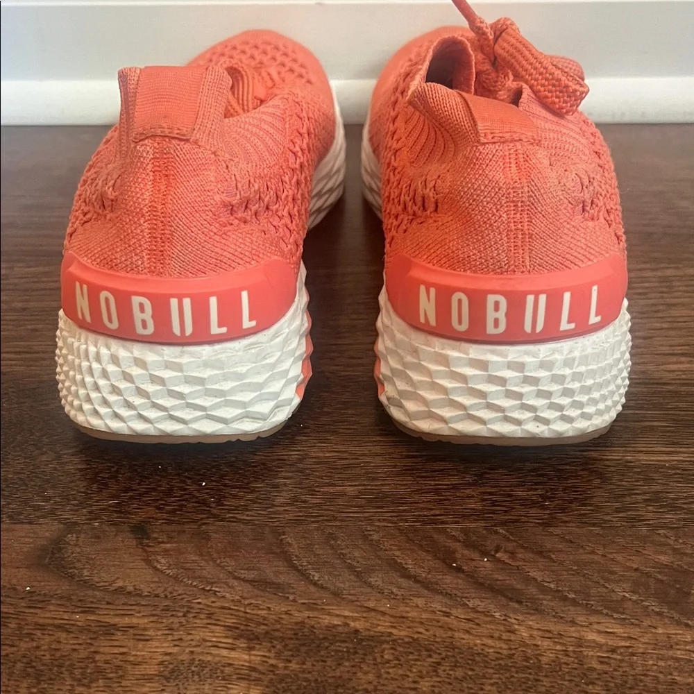 Men’s Nobull Orange Diamond Knit Shoes